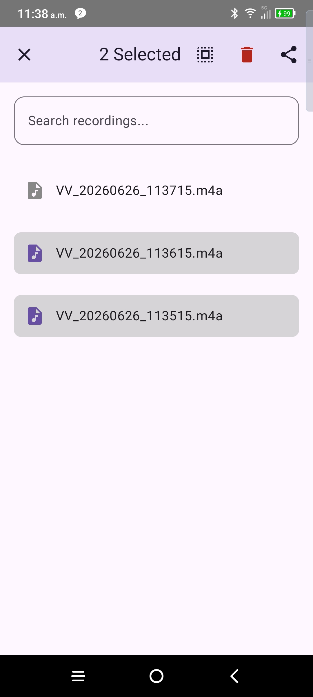 VoiceVault manage mode